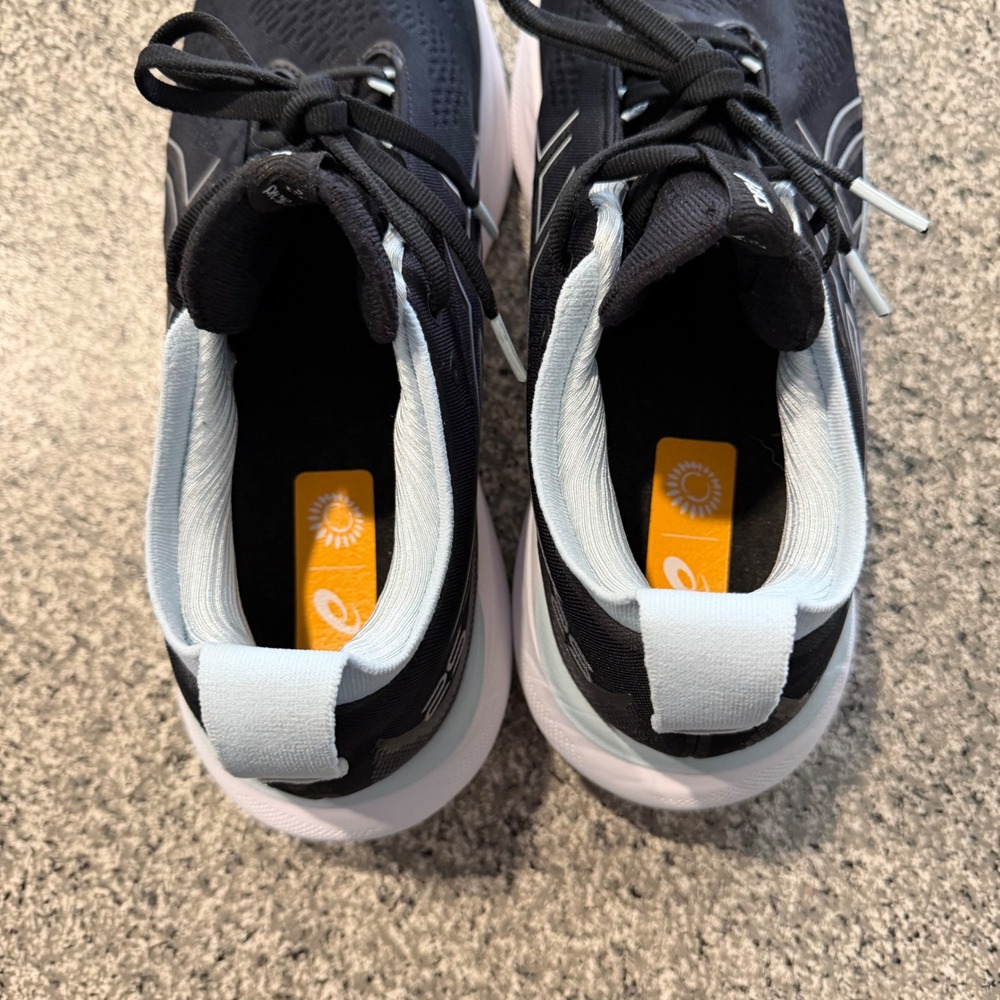 Asics Gel-Nimbus 25 Womens Running Shoes Black Pure Silver 1012B356 Size 11 - Picture 9 of 9